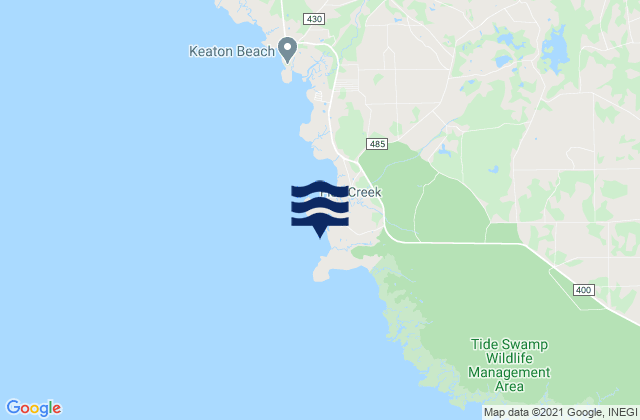 Hagens Cove, United States tide chart map