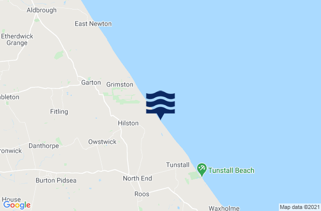 Halsham, United Kingdom tide times map