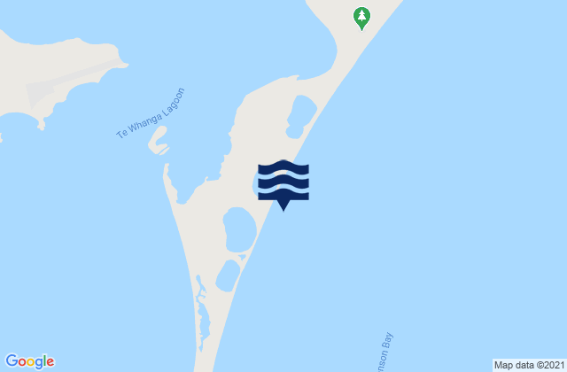 Hanson Bay, New Zealand tide times map