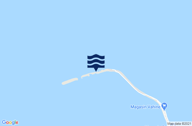 Hao (Bow or La Harpe) Island, French Polynesia tide times map