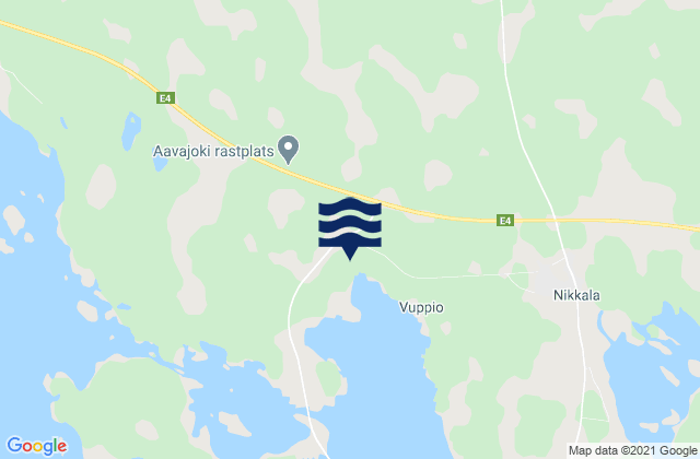 Haparanda Kommun, Sweden tide times map