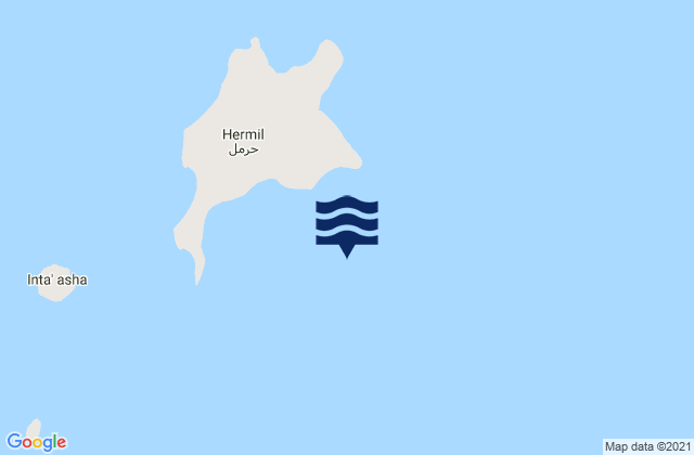 Harmil Island, Eritrea tide times map