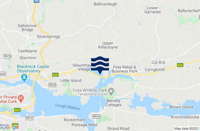 Harper's Island, Ireland tide times map