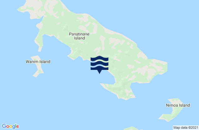 Hati Lawi Harbour, Papua New Guinea tide times map