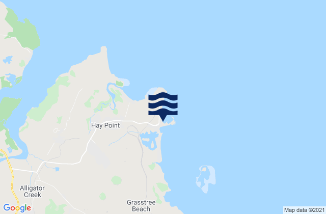 Hauy Islet, Australia tide times map