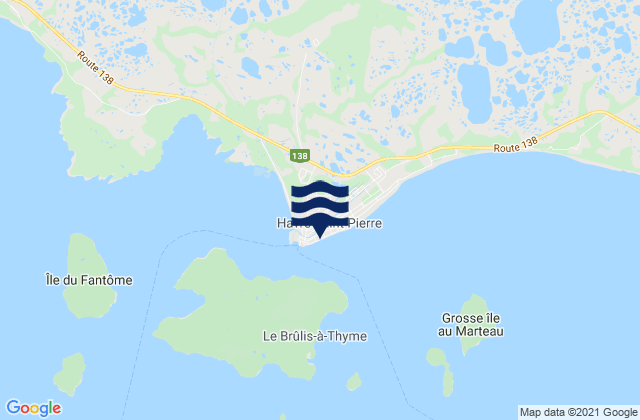 Havre-Saint-Pierre, Canada tide times map
