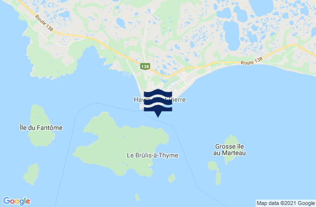 Havre-St-Pierre, Canada tide times map