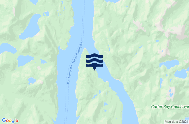 Heikish Narrows, Canada tide times map