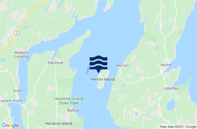 Herron Island, United States tide chart map