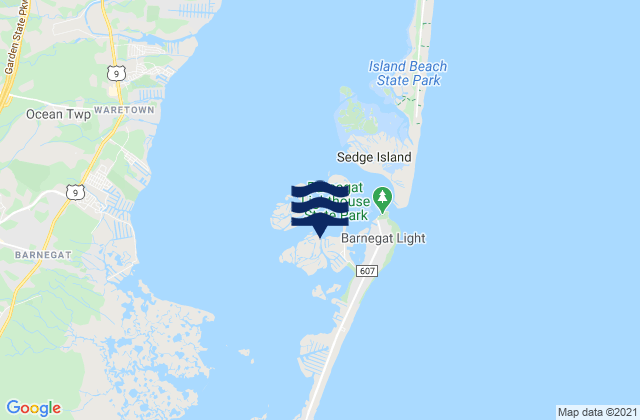 High Bar, United States tide chart map