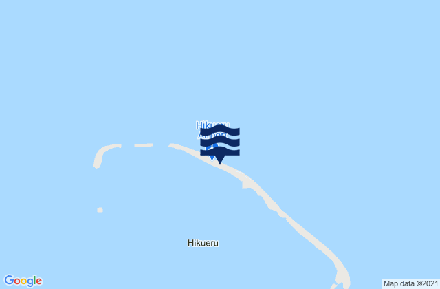 Hikueru, French Polynesia tide times map
