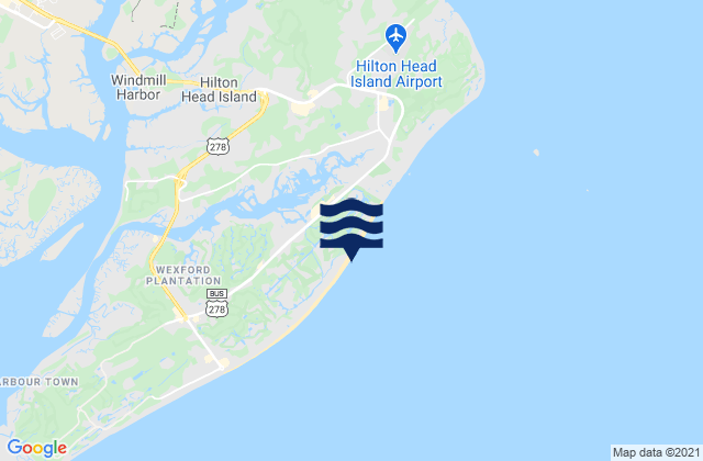 Hilton Head Island, United States tide chart map