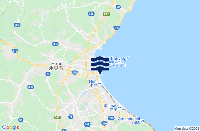 Himimachi, Japan tide times map