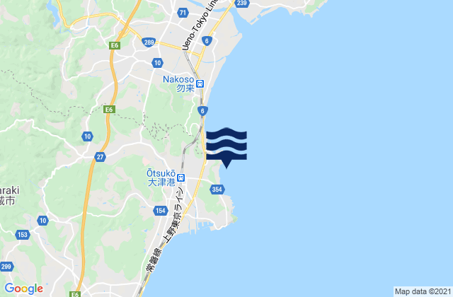Hirakata Wan, Japan tide times map