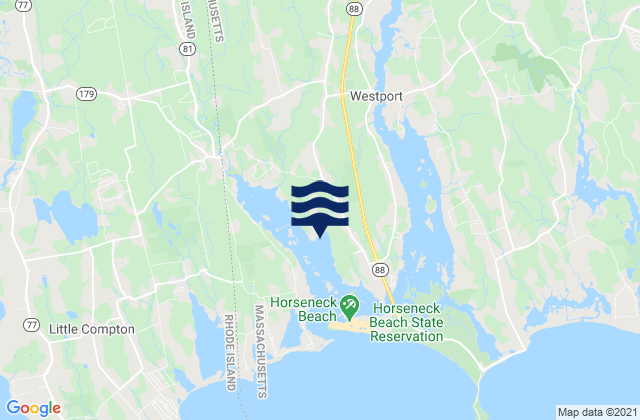 Hix Bridge (East Branch), United States tide chart map