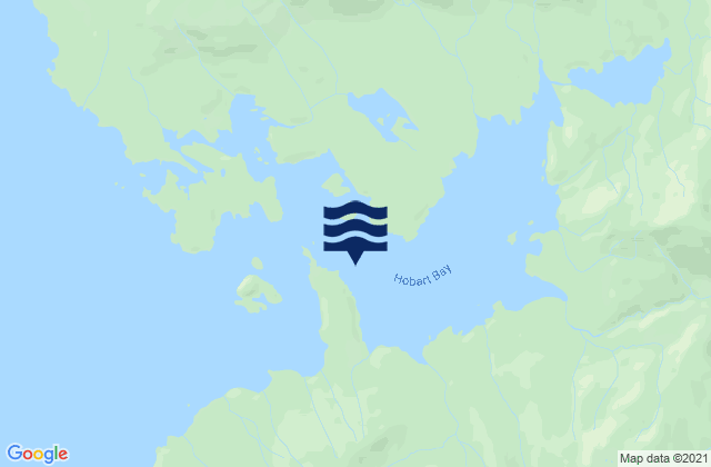 Hobart Bay, United States tide chart map