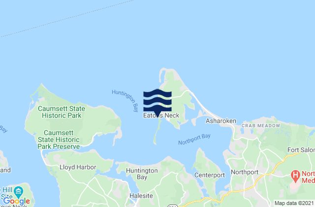 Hobart Beach, United States tide chart map