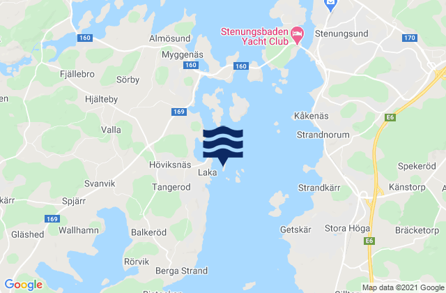 Hoeviksnaes, Sweden tide times map