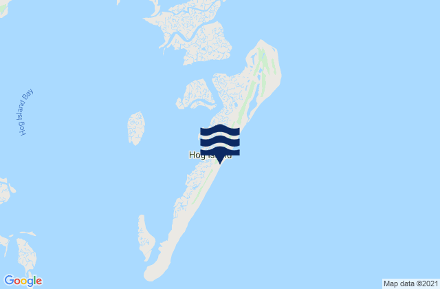 Hog Island, United States tide chart map