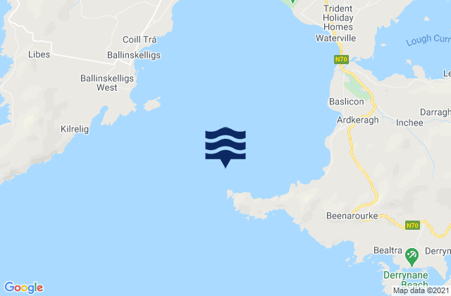 Hogs Head, Ireland tide times map