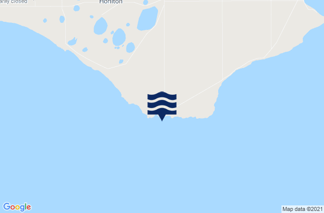 Honiton, Australia tide times map