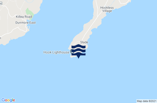 Hook Head, Ireland tide times map
