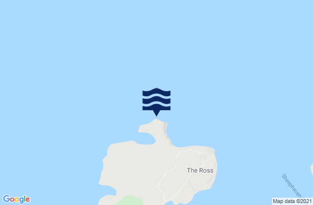 Horn Head, Ireland tide times map