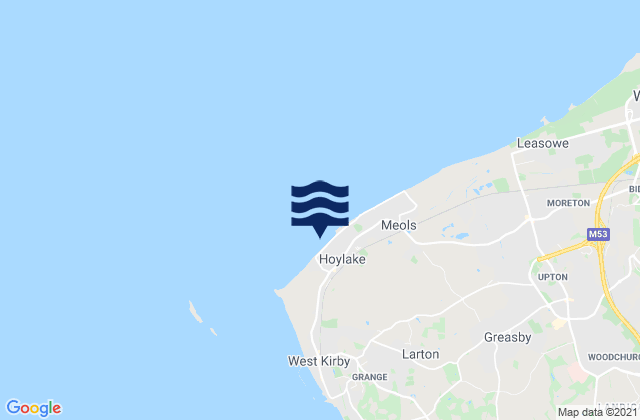 Hoylake, United Kingdom tide times map