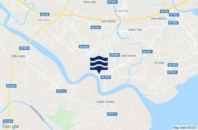 Huyen Kien Thuy, Vietnam tide times map