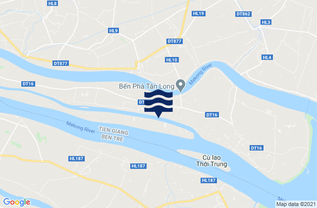 Huyen Tan Phu GJong, Vietnam tide times map