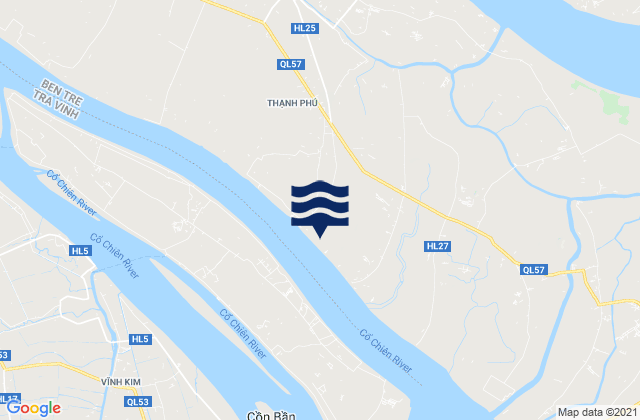 Huyen Thanh Phu, Vietnam tide times map