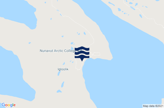 Igloolik, Canada tide times map