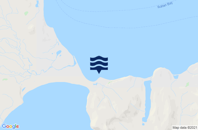 Ikatan Bay, United States tide chart map