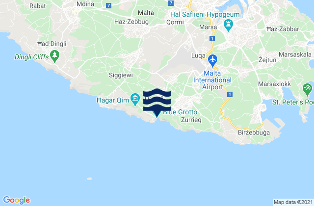 Il-Qrendi, Malta tide times map