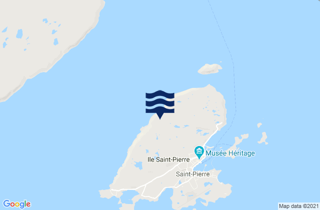 Ile Saint-Pierre, Saint Pierre and Miquelon tide times map