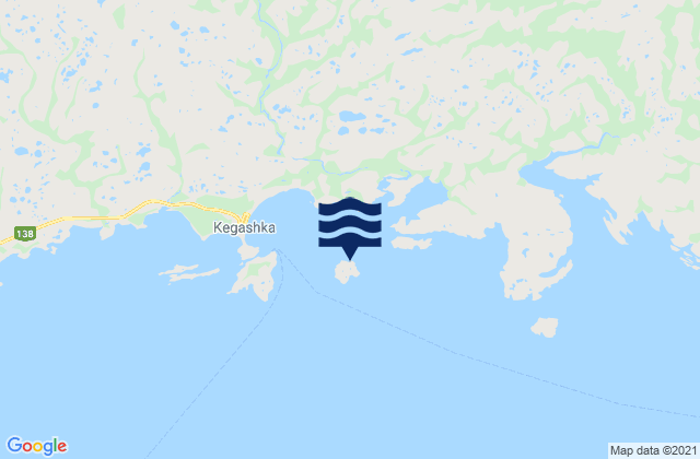 Ile Verte, Canada tide times map