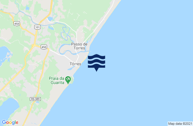 Ilha dos Lobos, Brazil tide times map