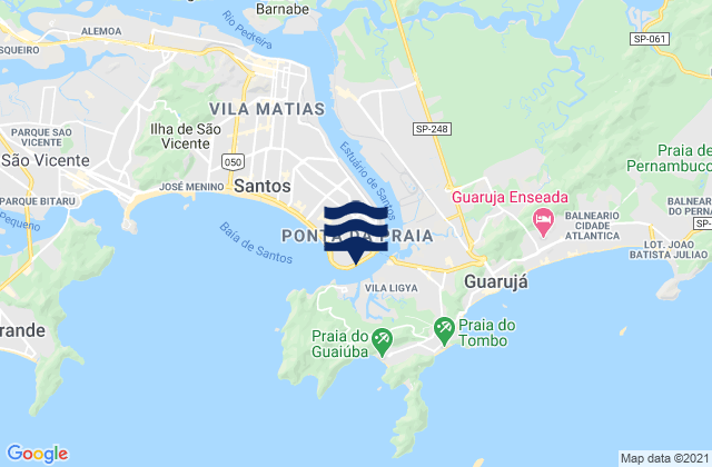 Ilhas das Palmas, Brazil tide times map