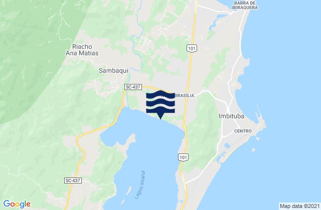 Imbituba, Brazil tide times map