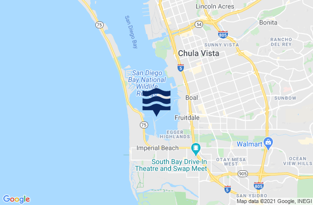 Imperial Beach, United States tide chart map