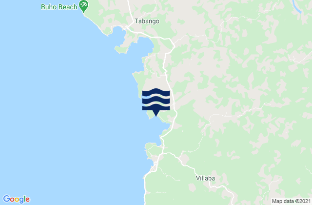 Inangatan, Philippines tide times map