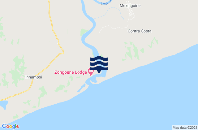 Inhampura, Mozambique tide times map