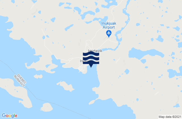 Inukjuak, Canada tide times map