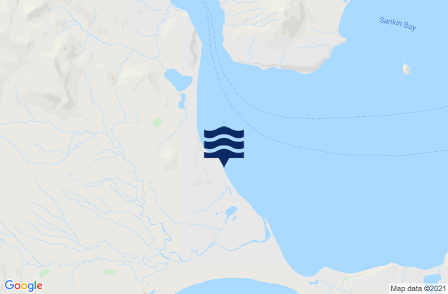 Isanotski Strait Entrance, United States tide chart map
