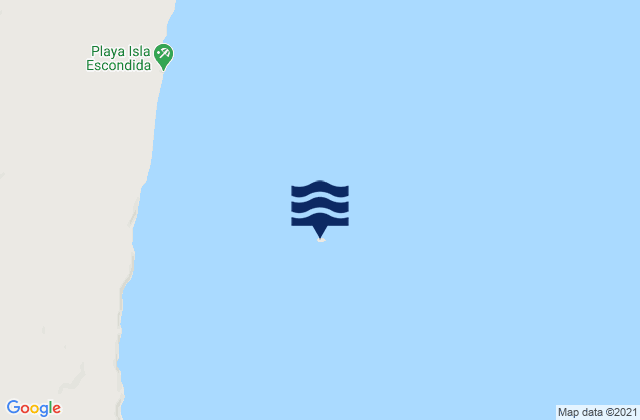 Isla Escondida, Argentina tide times map