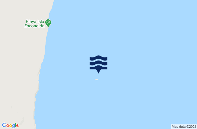 Isla Escondida, Argentina tide times map