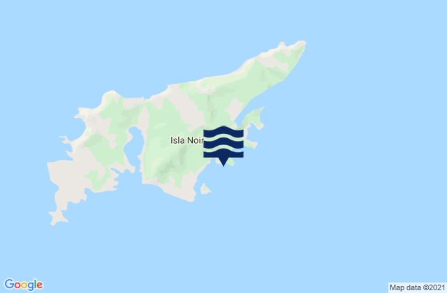 Isla Noir, Chile tide times map