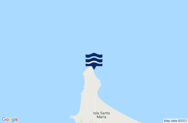 Isla Santa Maria, Chile tide times map
