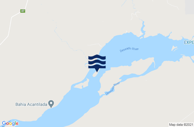 Isla del Rey, Argentina tide times map