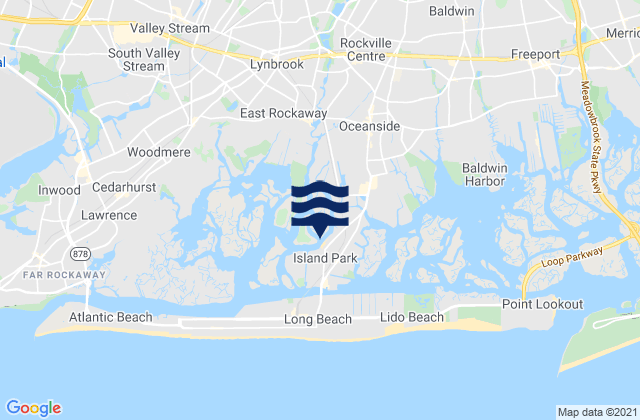 Island Park, United States tide chart map